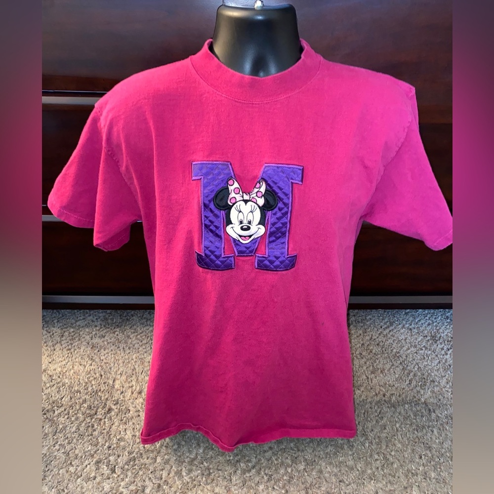 Disney Mickey Inc Vintage Minnie Purple Shirt Small /‎ Medium